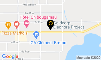 Subway in Chibougamau map