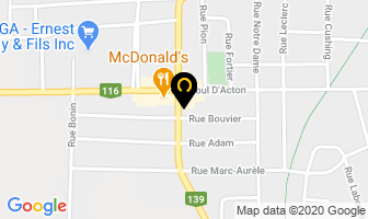 Subway in Acton Vale map