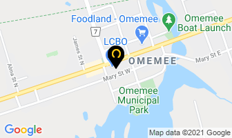 Subway in Kawartha Lakes map