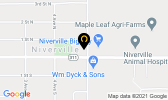 Subway in Niverville map