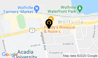 Subway in Wolfville map