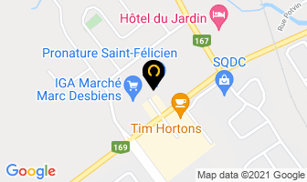 Subway in Saint-félicien map