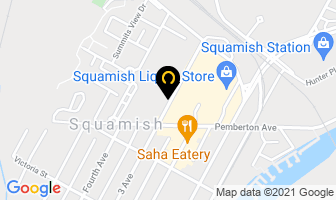 Subway in Squamish map