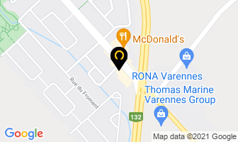 Subway in Varennes map