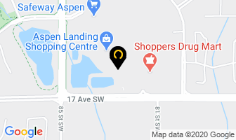Subway Aspen Shopping Centre in Calgary map