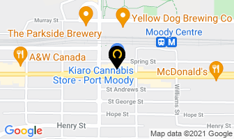 Subway Port Moody in Port Moody map