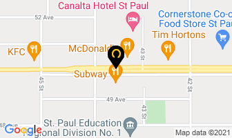 Subway Sandwiches & Salad in St Paul map