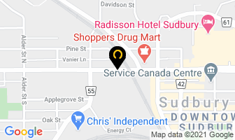 Sudbury & District Labour Council in Sudbury map