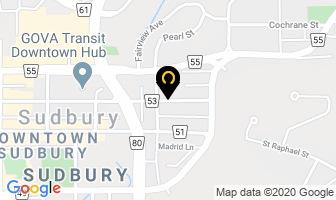 Sudbury Counselling Centre in Sudbury map