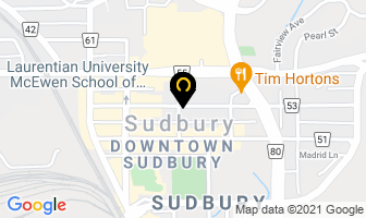 Sudbury Credit Union in Sudbury map