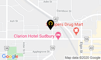 Sudbury Star in Sudbury map