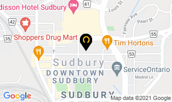 Sudbury Vocational Resource Centre in Sudbury map