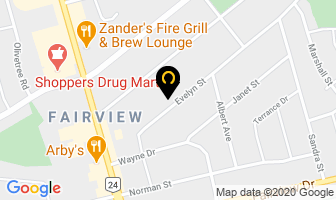 Sue's Lawn Care in Brantford map