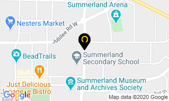 Summerland Cleaners in Summerland map