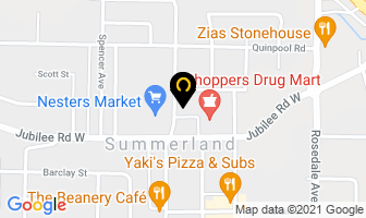 Summerland Financial Services in Summerland map