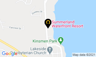 Summerland Waterfront Resort in Summerland map