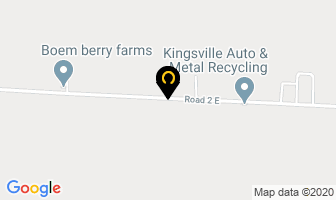 Sun Circle Greenhouse in Kingsville map
