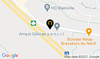 Sun Life Financial in Blainville map