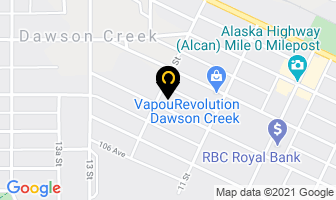 Sun Life Financial in Dawson Creek map