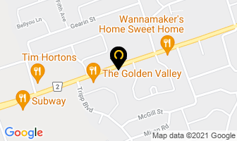 Sun Life Financial in Quinte West map