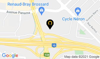 Sun Life Financial in Brossard map