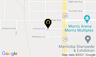Sun Valley Hog Farms Ltd in Morris map