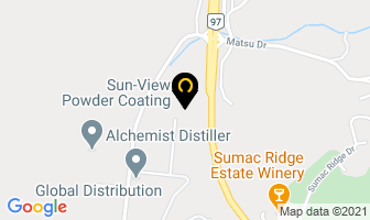 Sun-View Powder Coating in Summerland map