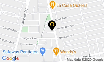 Sun Village Retirement Residence in Penticton map
