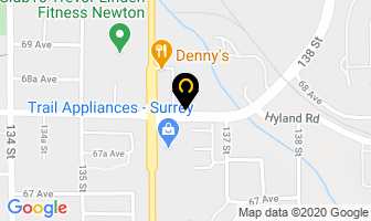 Suncreek Auto Glass Ltd in Surrey map