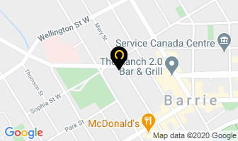 Sunday Crush in Barrie map