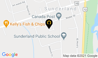 Sunderland Chiropractic Centre in Brockville map