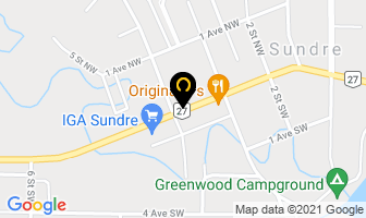 Sundre Car Care Centre in Sundre map