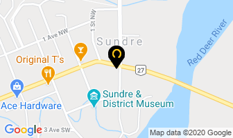 Sundre Hotel Restaurant in Sundre map