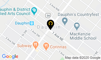 Sung's Restaurant in Dauphin map