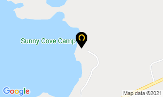 Sunny Cove Camp in Sparwood map