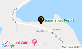 Sunny Shore Resort in Agassiz map