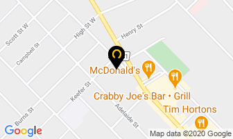 Sunny's Taxi Service in Strathroy map