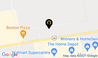 Sunrise Carwash in Owen Sound map