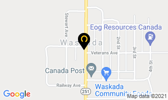 Sunrise Credit Union Limited in Waskada map