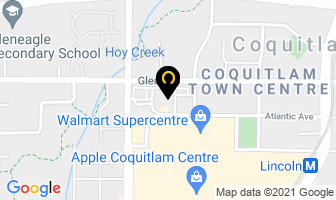 Sunrise Dental Clinic in Coquitlam map