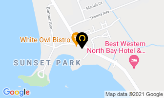 Sunset Inn On The Park in North Bay map