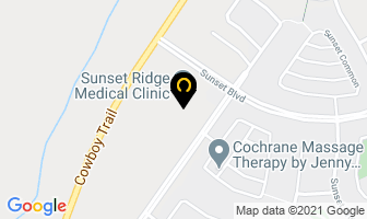 Sunset Ridge Pharmacy in Cochrane map