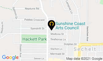 Sunshine Coast Arts Council in Dorval map