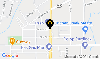 Sunstar Enterprises Inc in Pincher Creek map