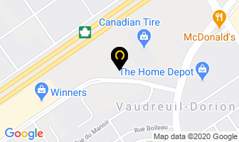 Super 8 in Vaudreuil-Dorion map