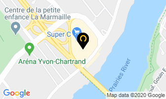 Super C in Beauharnois map