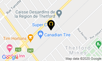 Super C in Thetford Mines map