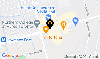 Super Kff Convenience in Scarborough map