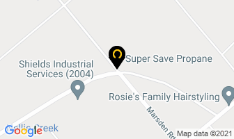 Super Save Propane in Courtenay map