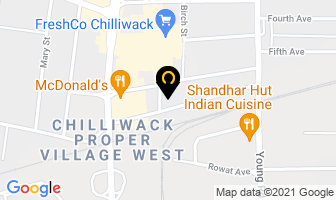 Superior Door Services in Chilliwack map